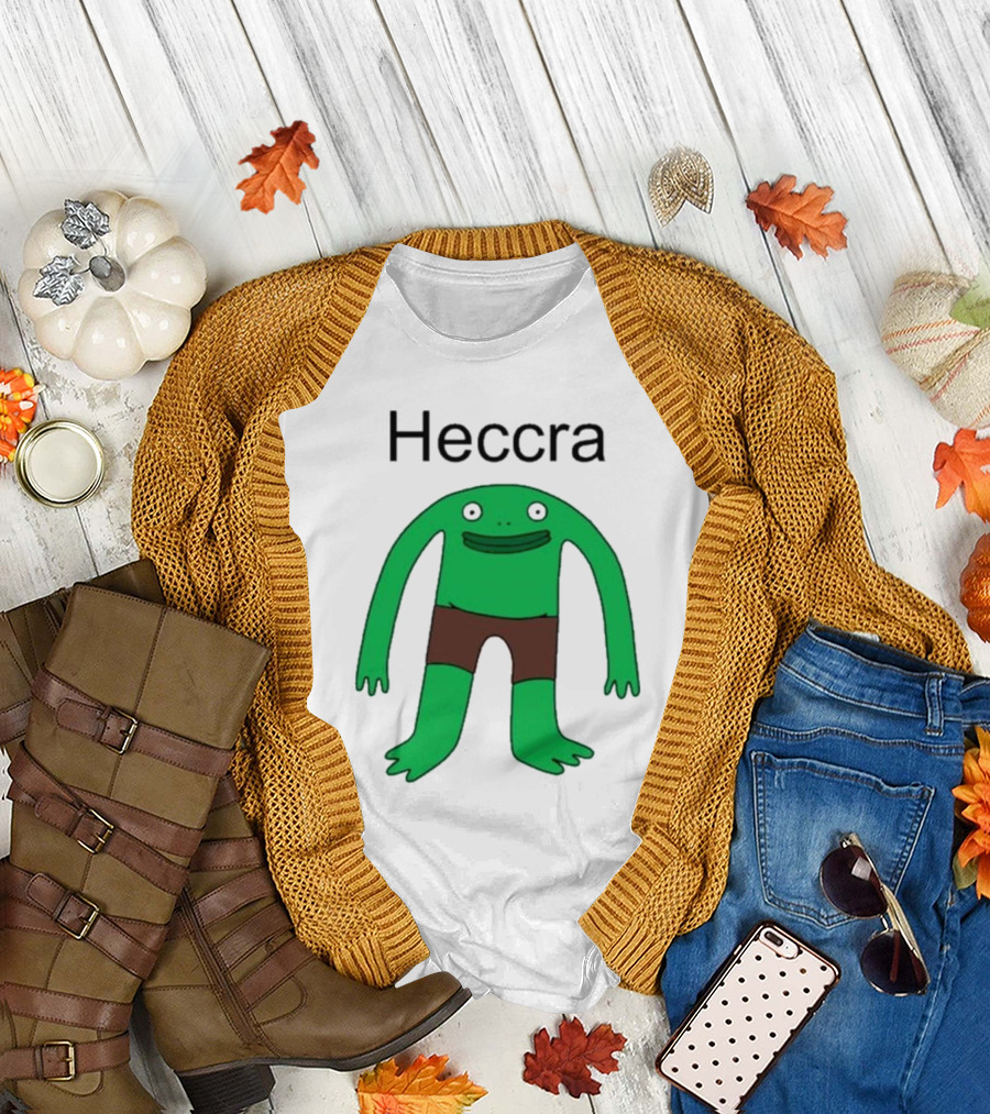 Heccra Mr. Frog Cartoon Character in Brown Shorts T-Shirt