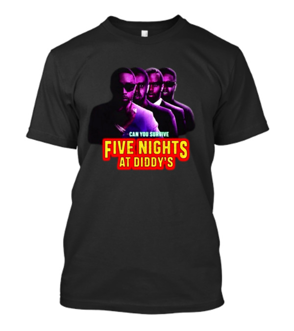 Can You Survive Five Nights At Diddy's Bold Neon Challenge T-Shirt