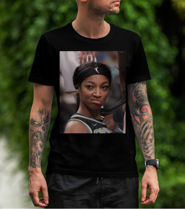 Natalie Esquire Angel Reese I’M A Dawg You Can’T Teach That Basketball Headband T-Shirt