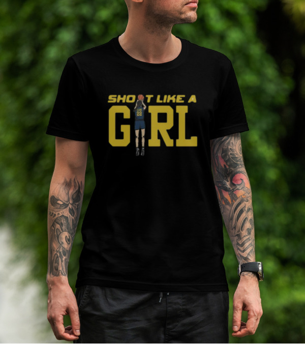 Shoot Like A Girl Clark 22 Basketball T-Shirt