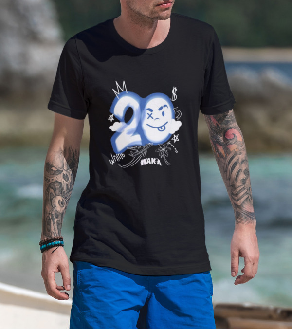 Willito Waka 20 Airplane Palm Trees Birthday Bundle T-Shirt