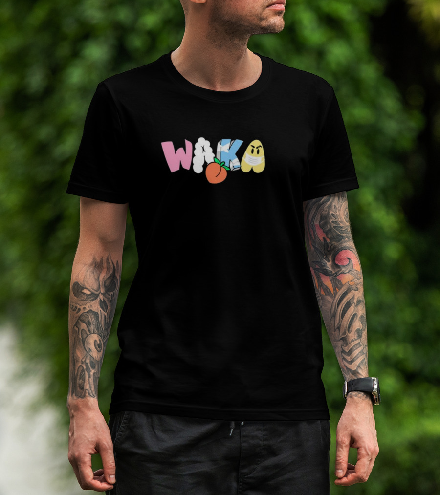 Willito Waka Kulo Y Tetas Peach And Emoji Elements T-Shirt