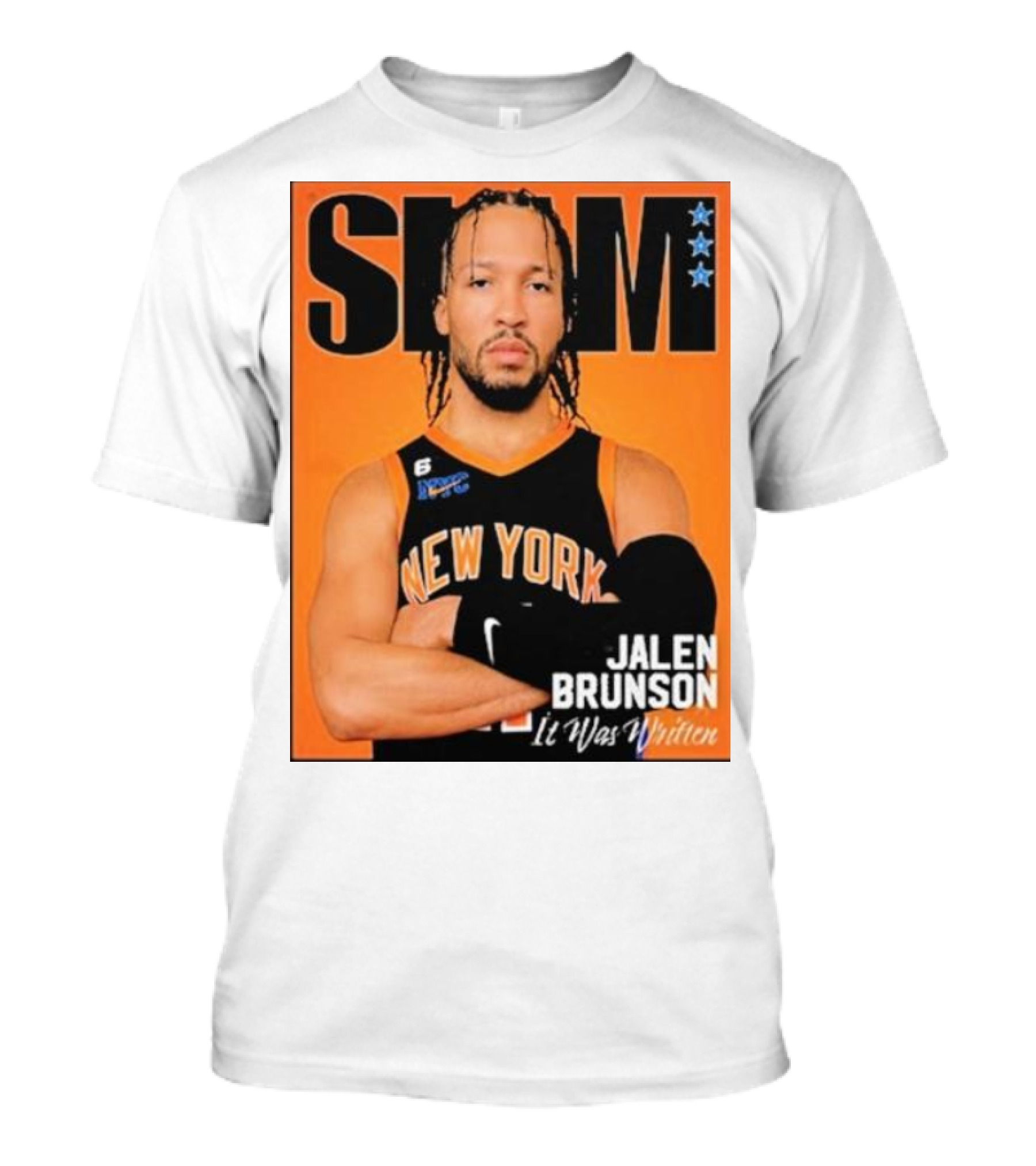 Slam Jalen Brunson New York It Was Written Cover T-Shirt