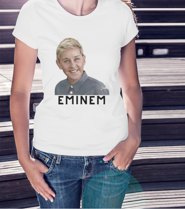 Eminem Ellen Degeneres Face Mashup T-Shirt
