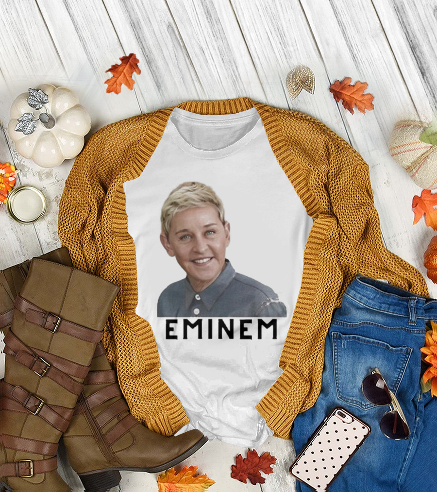 Eminem Ellen Degeneres Face Mashup T-Shirt