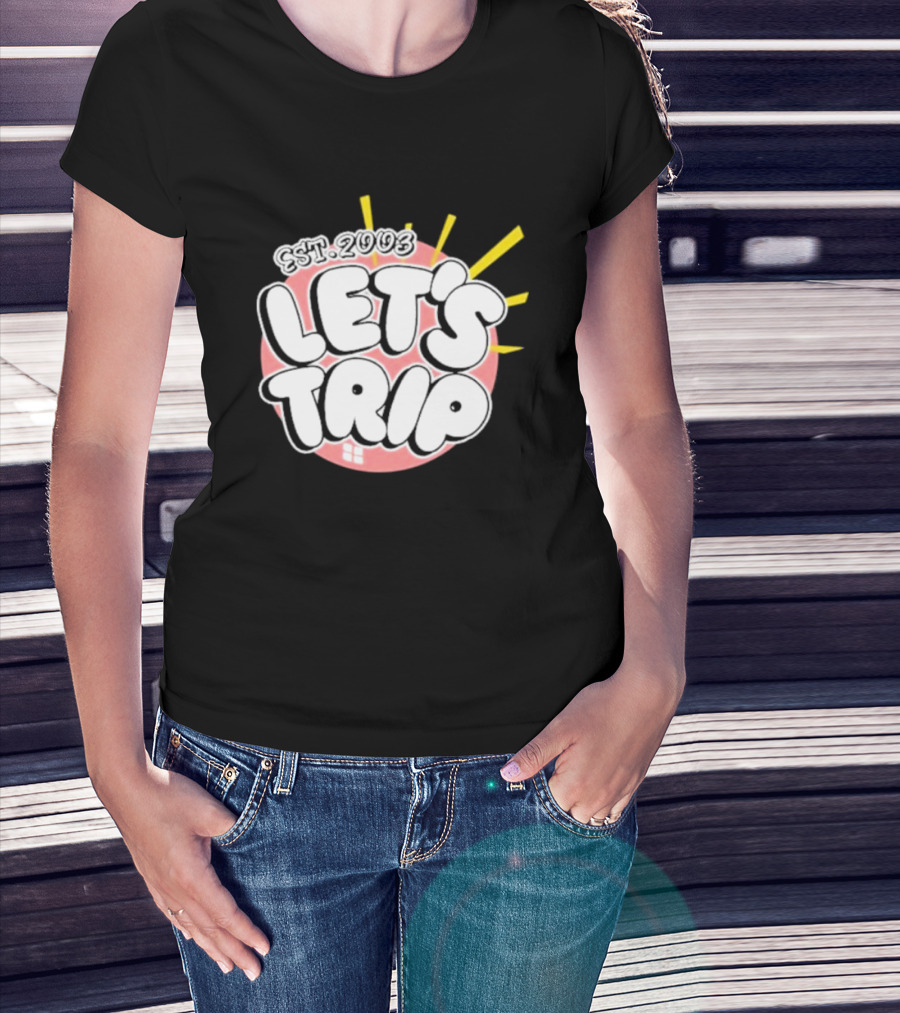 Let's Trip Bubble Est 2003 Sunburst T-Shirt