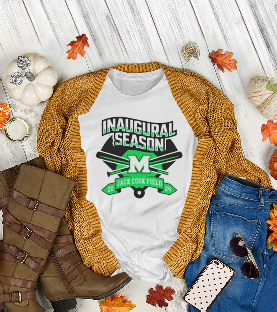 Marshall University 2024 Inaugural Season Jack Cook Field Baseball M T-Shirt