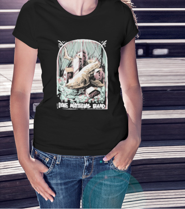 Dave Matthews Band June 26 Surreal Fish And Buildings T-Shirt