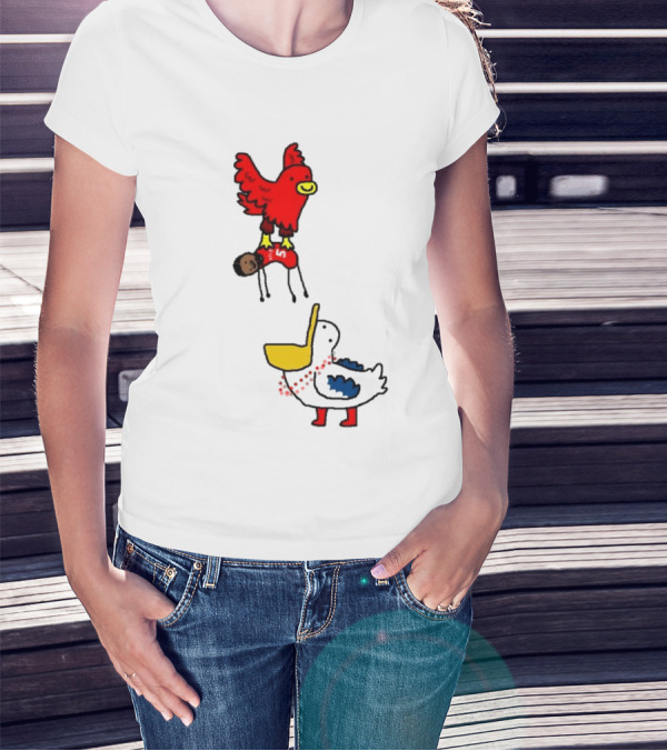 Hawks Trade Dejounte Murray To The Pelicans NBA Paint Bird Dunking Player T-Shirt