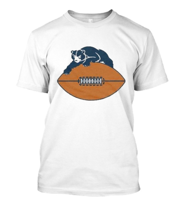 Chicago Bears Vintage Bear And Football Logo 1946 T-Shirt