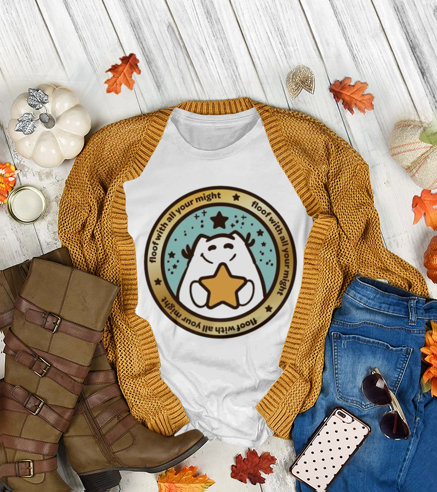 Floof With All Your Might Starry Circle Logo Est 2005 T-Shirt