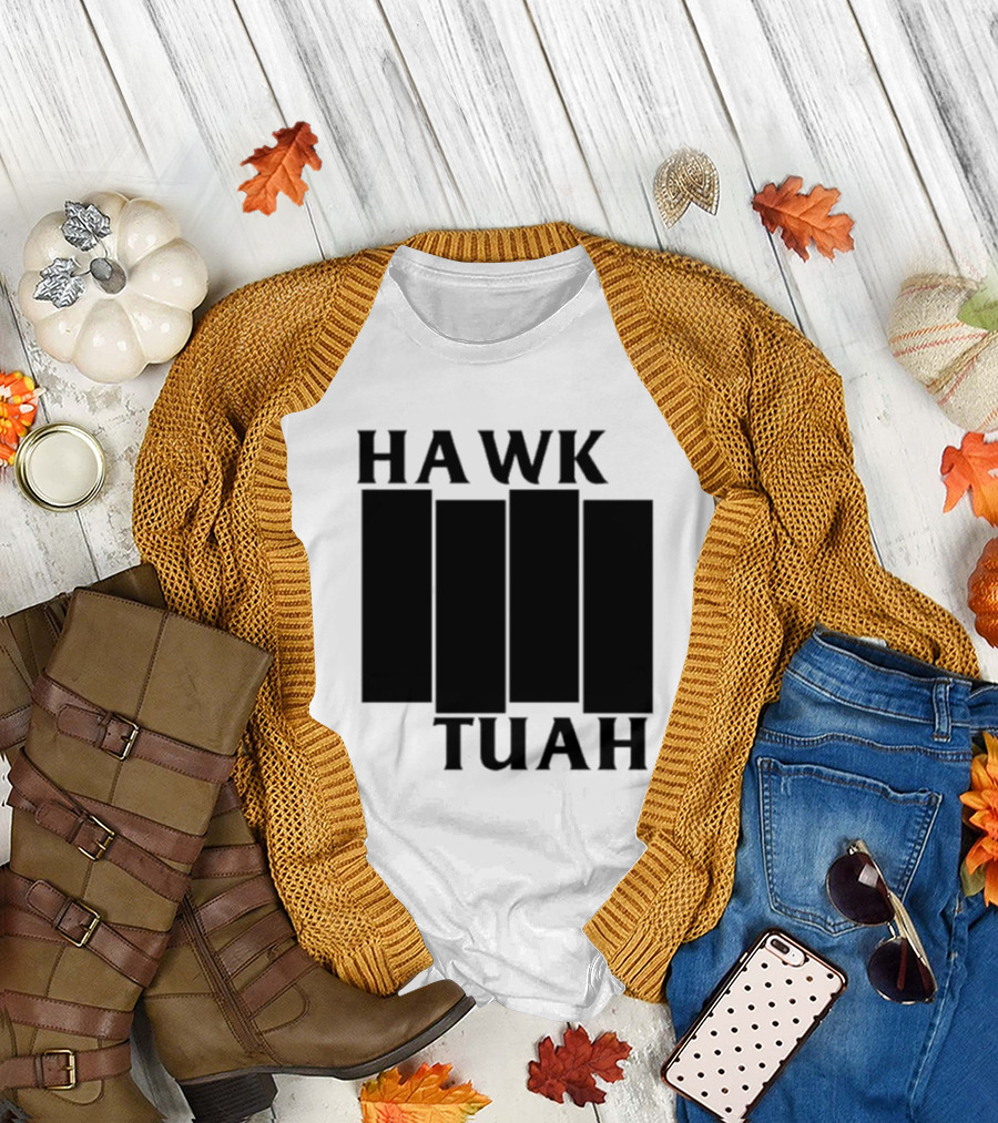 Hawk Tuah Black Flag T-Shirt