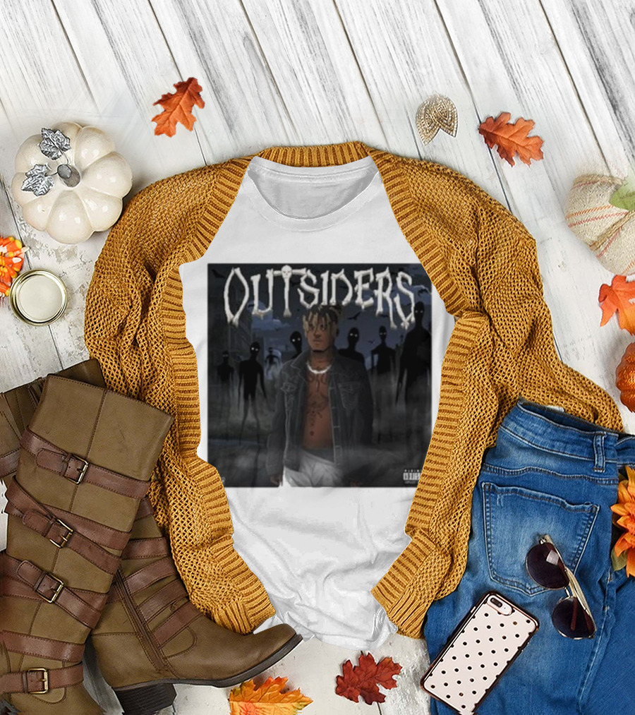 Outsiders Restless Dark Figure Dli4 Album Cover T-Shirt