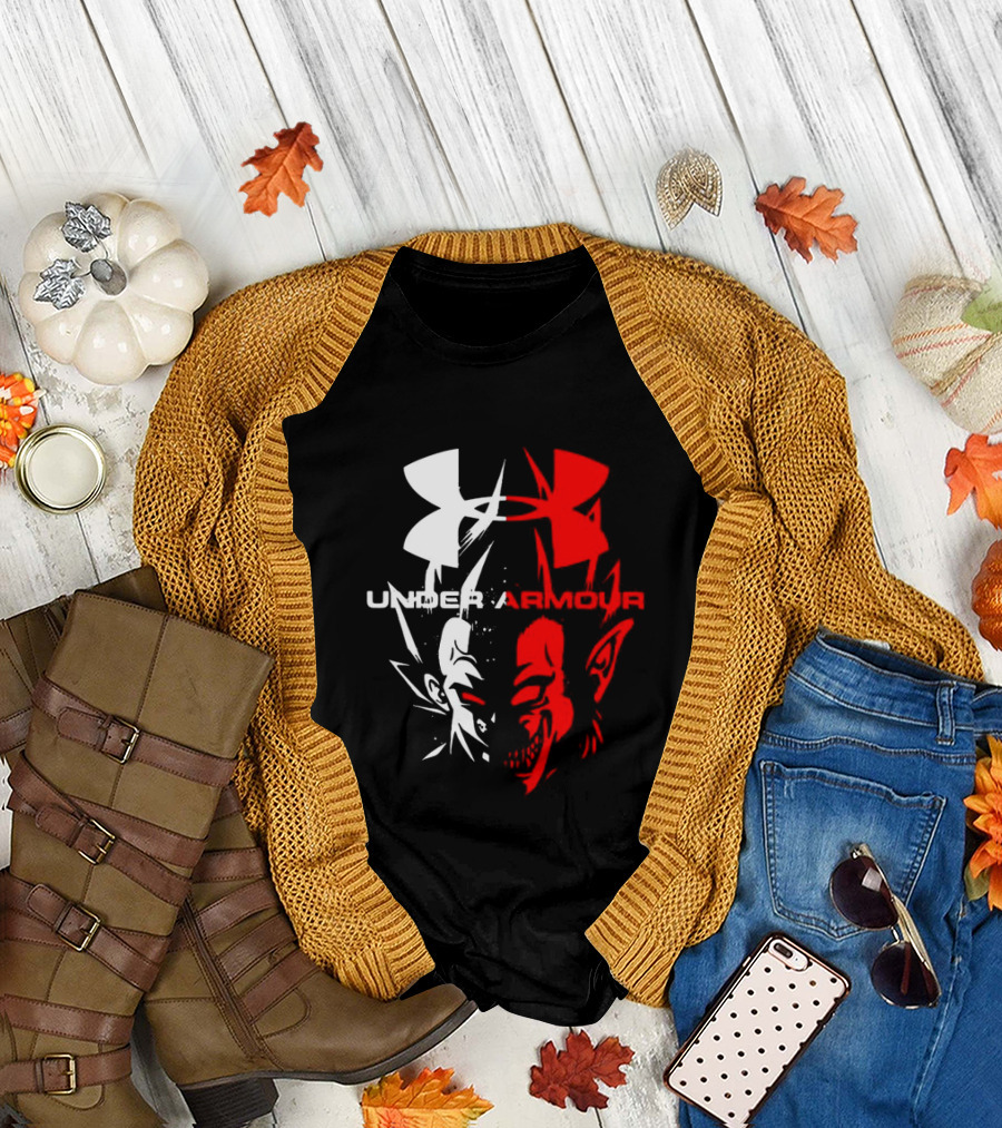 Vegeta Dual Face Under Armour Dragon Ball T-Shirt