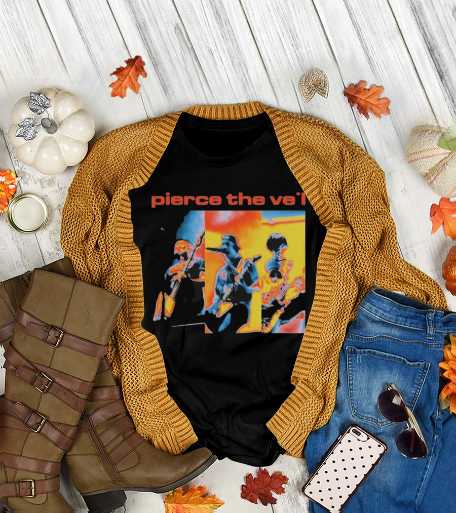 Pierce The Veil Rock Sound Issue 304 Psychedelic Band Performance T-Shirt