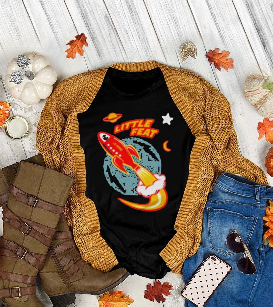 Little Feat Rocketship Planetary Adventure T-Shirt