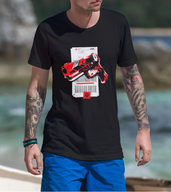 Sentinels Pistol Barcode PSD Capsule T-Shirt
