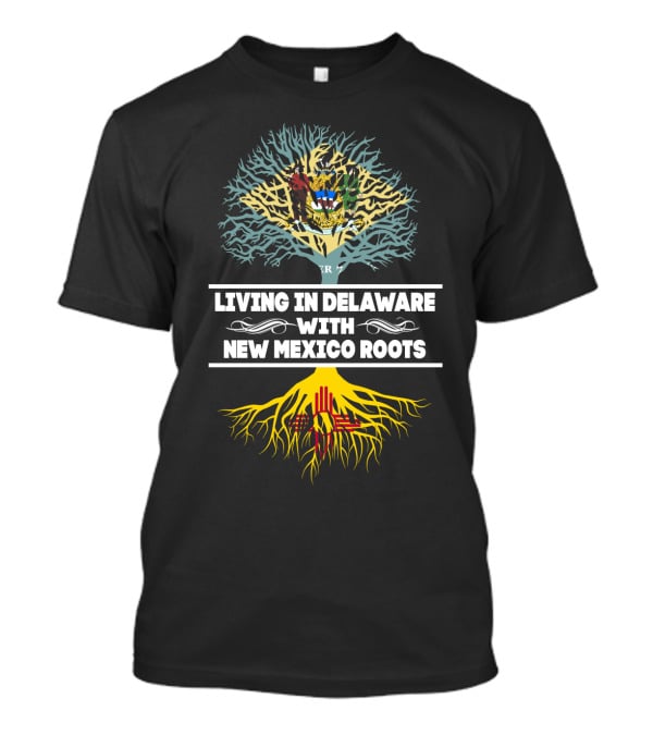 Delaware Life New Mexico Heritage Tree Design Roots T-Shirt