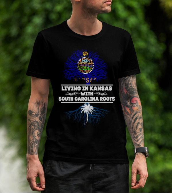 Kansas Residency And South Carolina Heritage T-Shirt