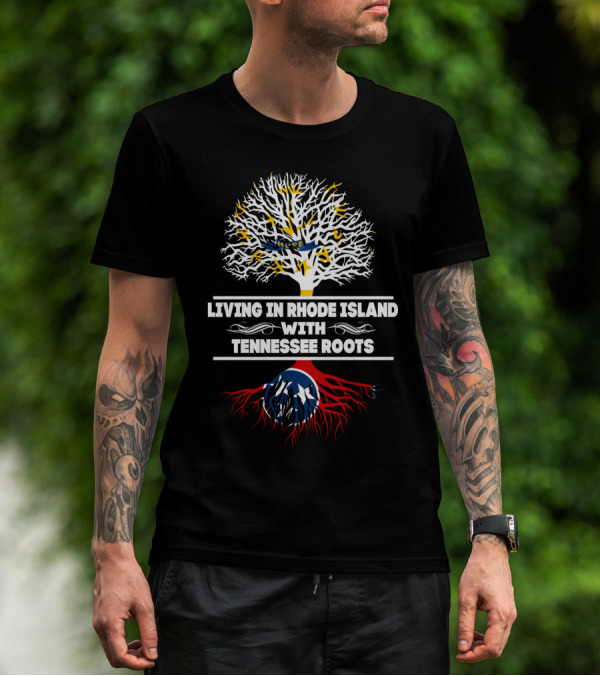 Rhode Island Life Tennessee Tree Roots T-Shirt