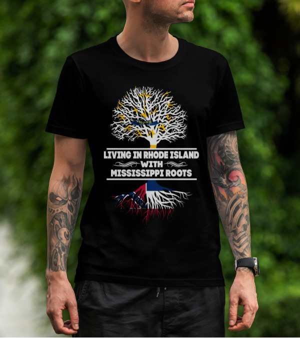 Rhode Island Life Mississippi Heritage Tree T-Shirt