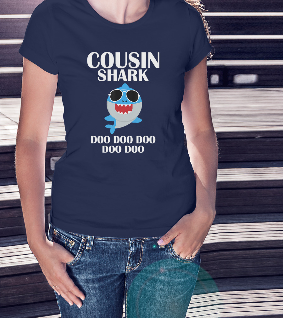 Cousin Shark Doo Doo Doo Doo Doo T-Shirt