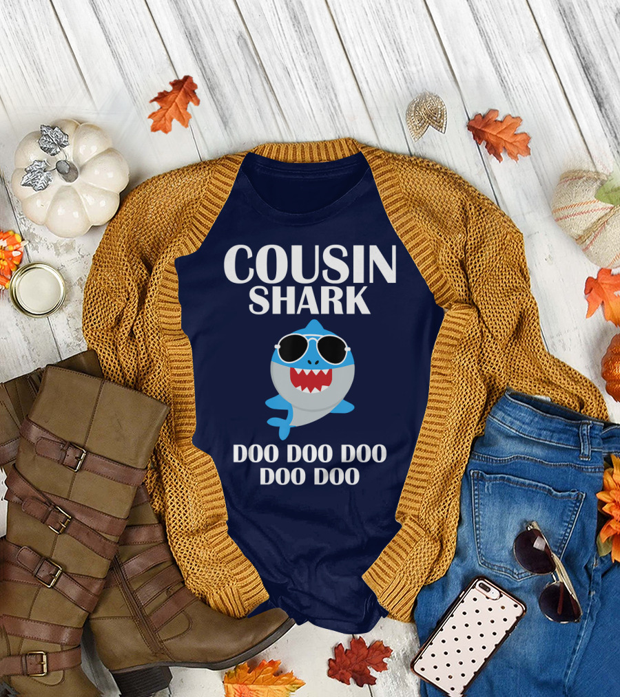 COUSIN SHARK DOO DOO DOO DOO DOO T-Shirt