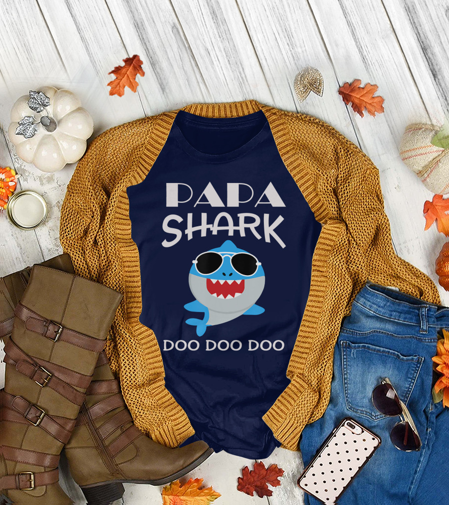 PAPA SHARK DOO DOO DOO T-Shirt