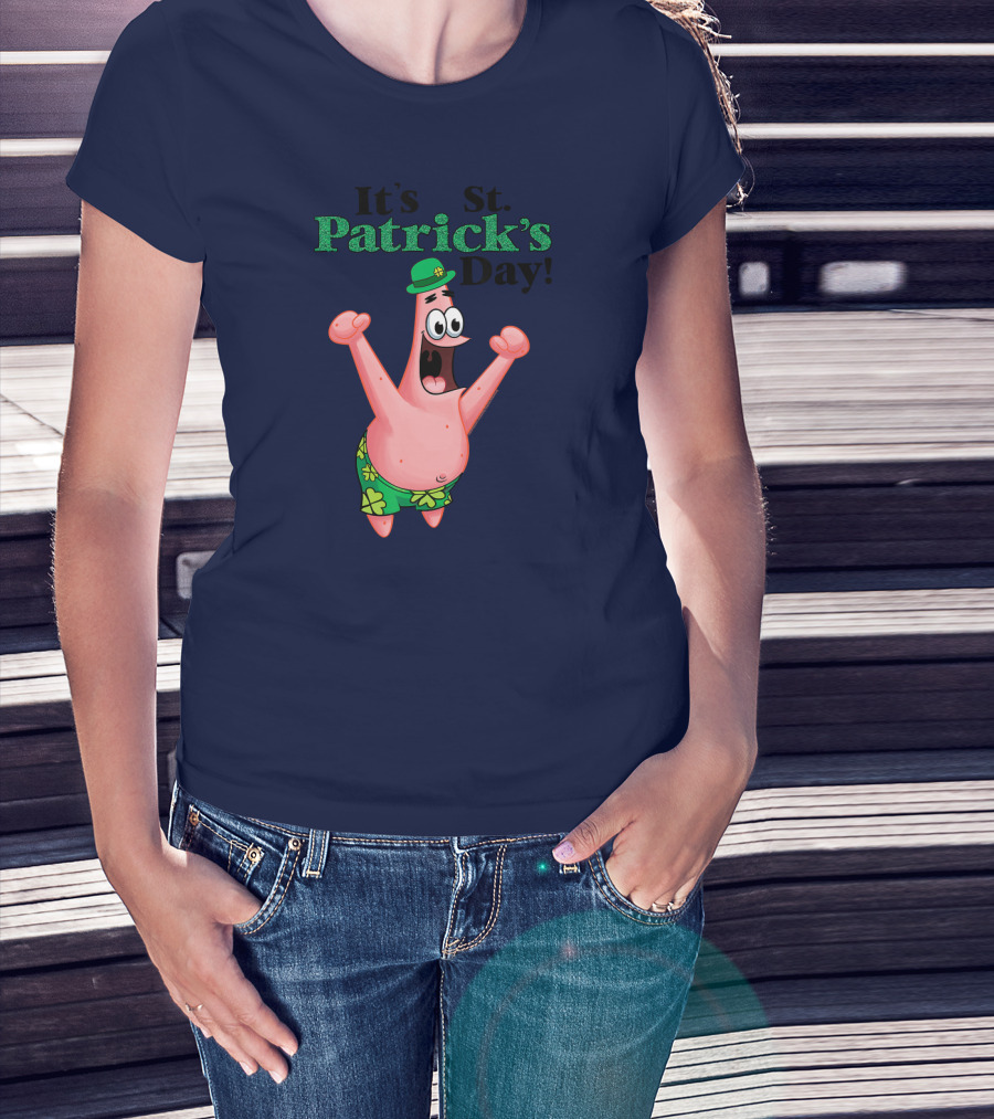 It's St. Patrick's Day Funny Patrick Character T-Shirt