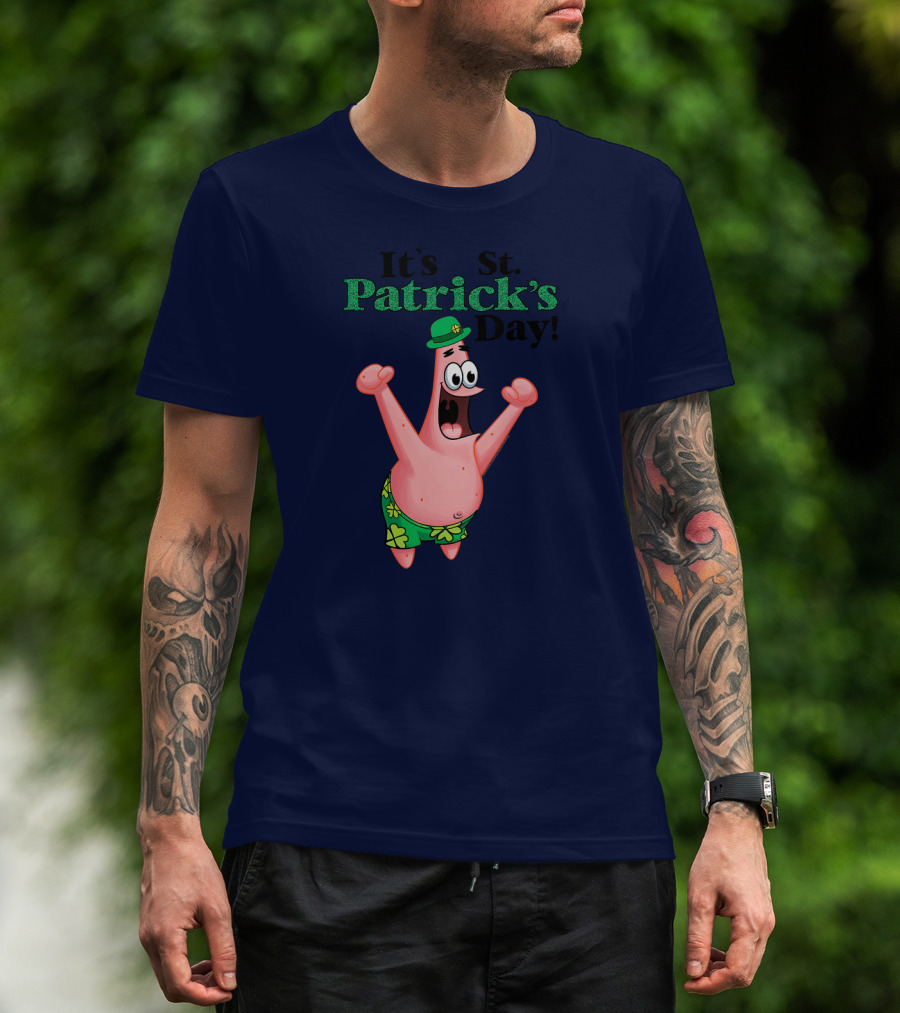 It's St. Patrick's Day Funny Patrick Character T-Shirt