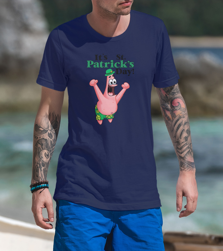 It's St. Patrick's Day Funny Patrick Character T-Shirt