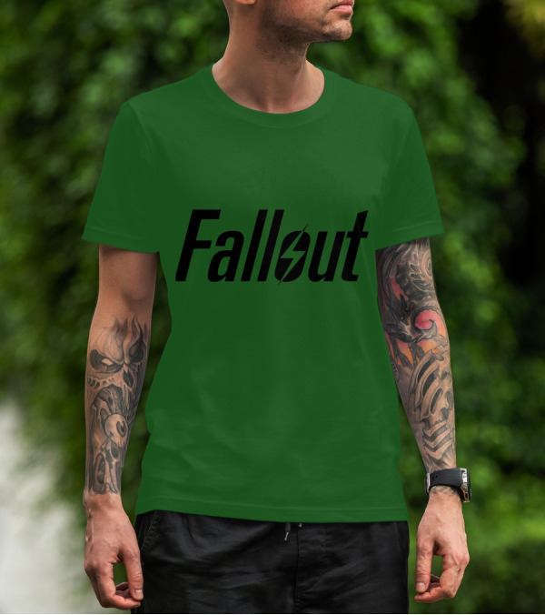 Fallout Logo Green Background T-Shirt