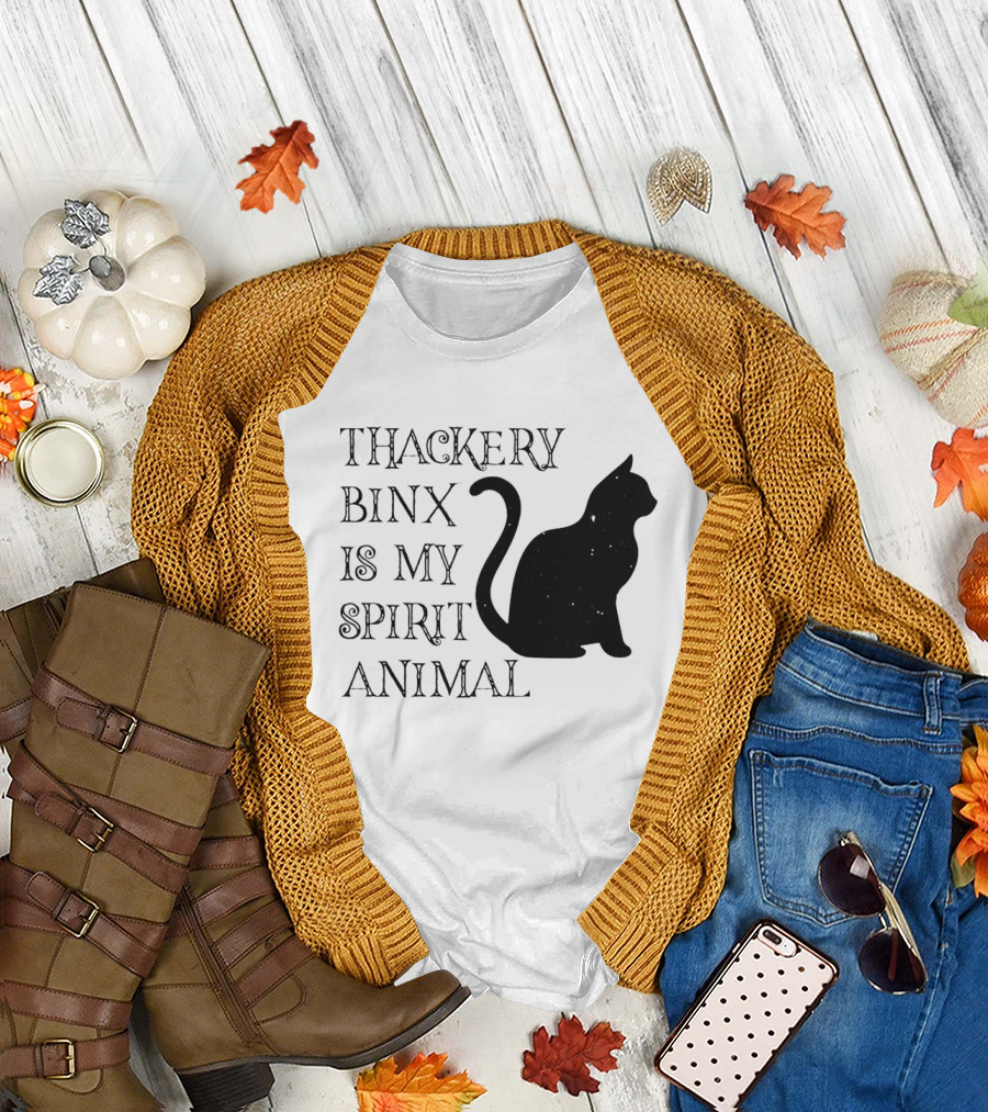 Thackery Binx Is My Spirit Animal Cat T-Shirt