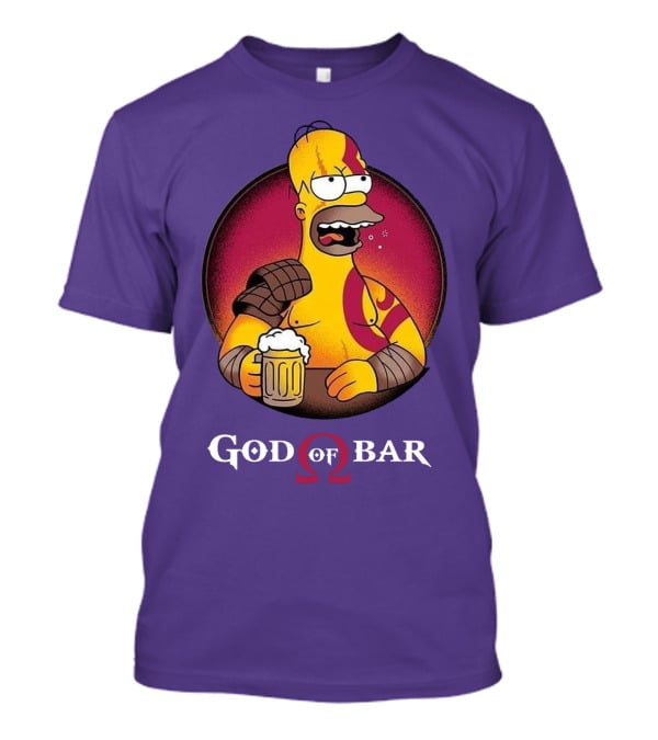 God Of Bar Homer Kratos Mashup T-Shirt
