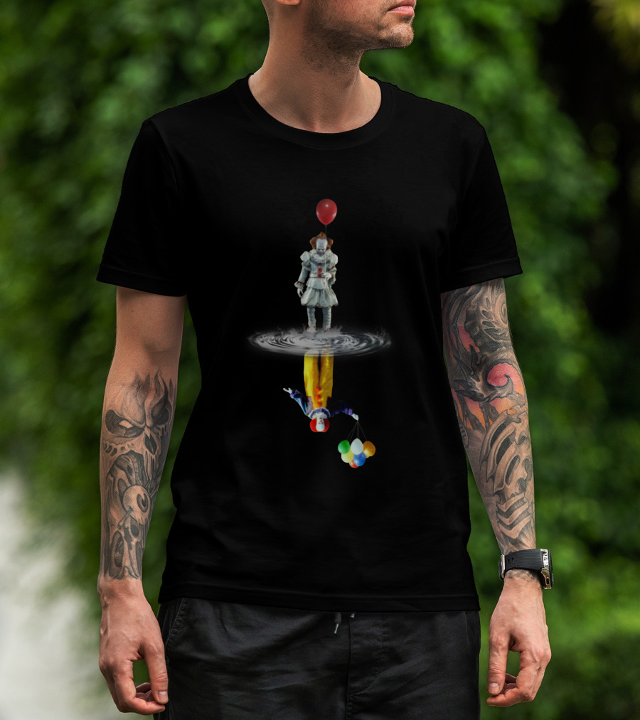 Pennywise IT Clown Balloon Reflection Duality T-Shirt