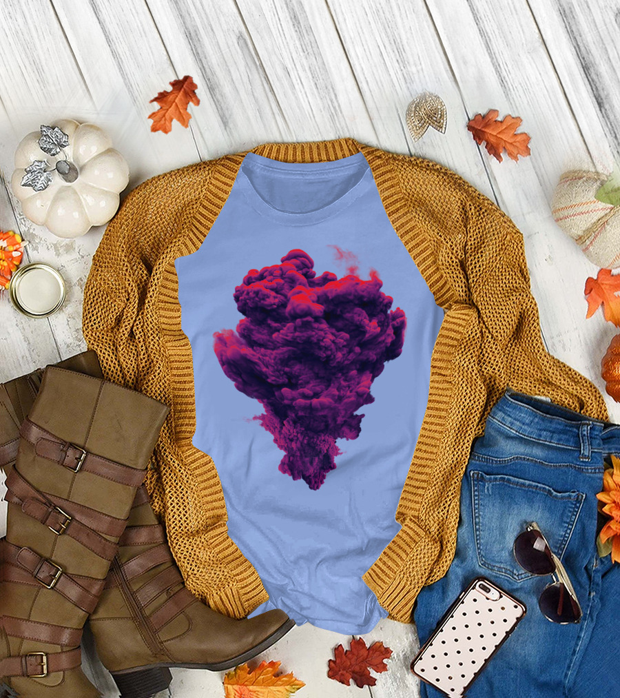 Mountain Smoke Vivid Explosion T-Shirt