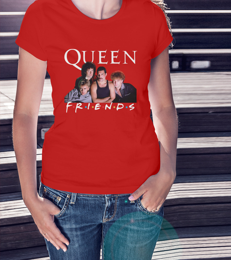 Queen Band Friends TV Show Mashup T-Shirt
