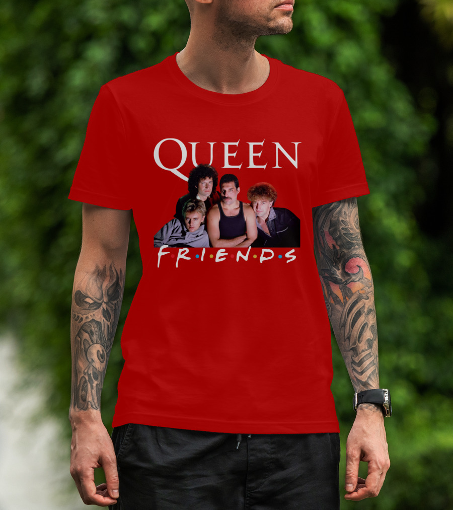 Queen Band Friends TV Show Mashup T-Shirt