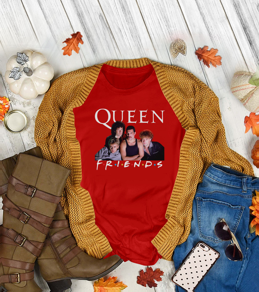 Queen Band Friends TV Show Mashup T-Shirt