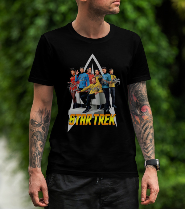 Star Trek Cast Character Ensemble T-Shirt