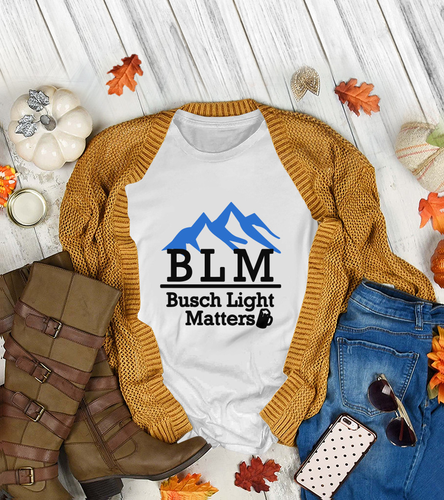 BLM Busch Light Matters Mountain T-Shirt
