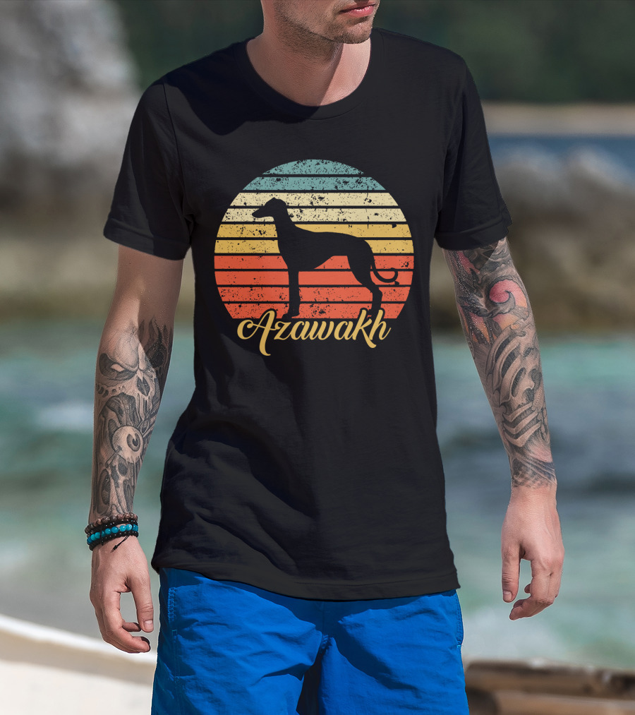 Retro Sunset Azawakh T-Shirt