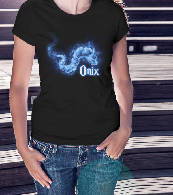Onix Patronus Pokemon Blue Spirit Magic Creature T-Shirt