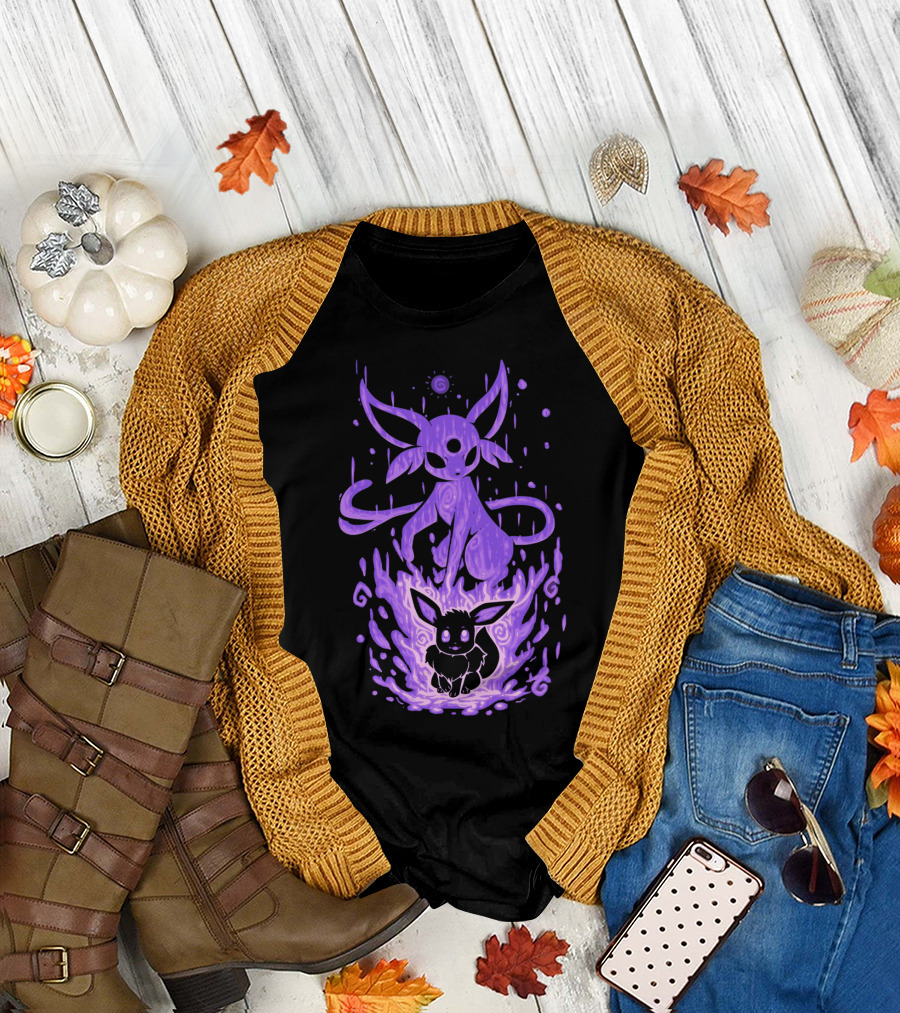 EVOLUTION POKEMON ESPEON EEVEE TRANSFORMATION T-Shirt