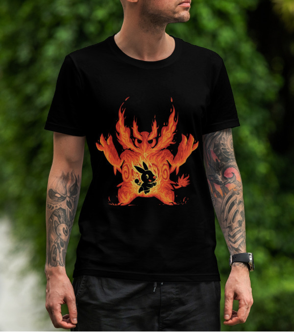 POKEMON TEPIG INTO EMBOAR FLAME EVOLUTION T-Shirt