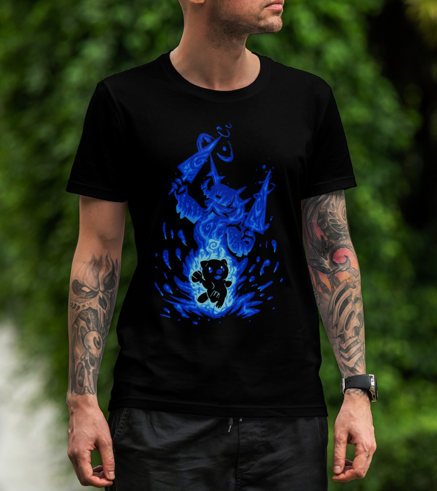 Samurott Evolution Inspired By Blue Flame And Water T-Shirt