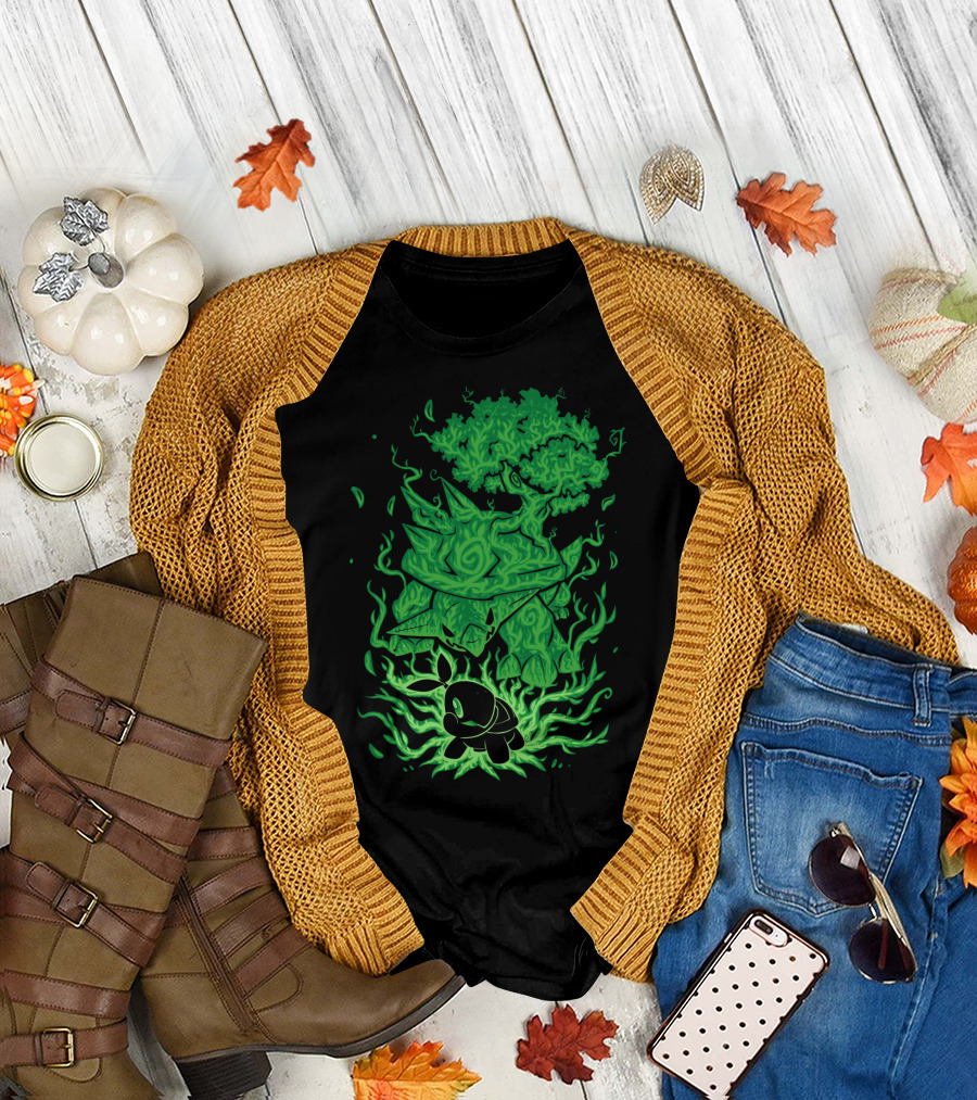 Evolution Pokemon Turtwig Grotle Torterra T-Shirt