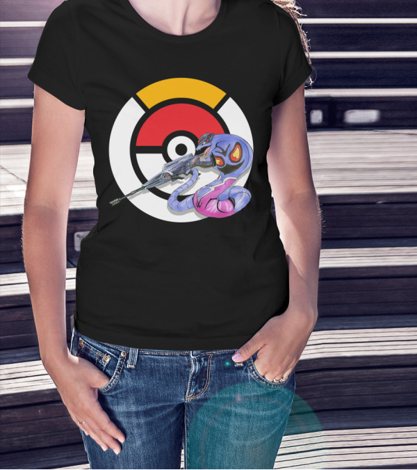 POKEMON X ARBOK X OVERWATCH WIDOWMAKER MASHUP T-Shirt