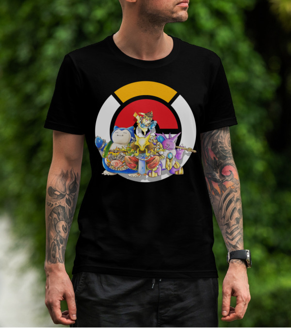 POKEMON X OVER Super Sentai Mashup T-Shirt