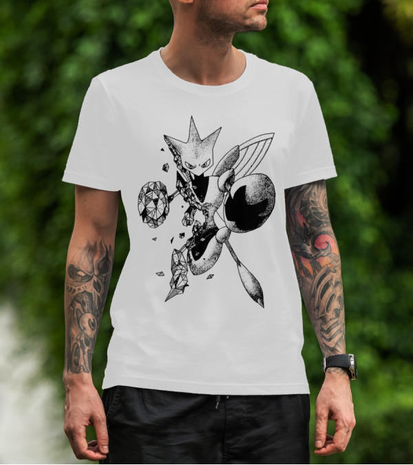 GEOMETRIC SCIZOR POKEMON DOTTED T-Shirt